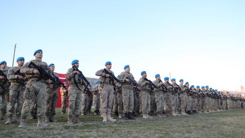 Suriye görevini tamamlayan 'Boralar' yurda döndü