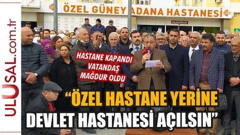 " Devlet hastanesi açılsın"