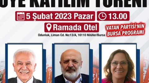 Vatan Partisi’nden 2 günlük Bursa çıkarması