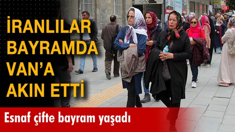 İranlılar bayramda Van'a akın etti