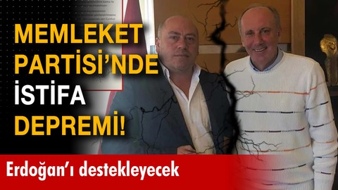 Memleket Partisi Uşak İl Başkanı istifa etti