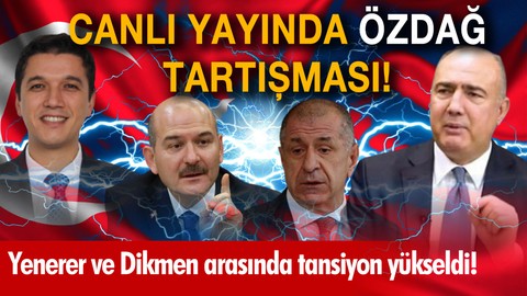 Canlı yayında Ümit Özdağ tartışması!