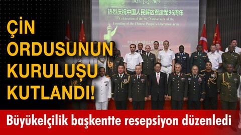 Çin ordusunun kuruluşu kutlandı!