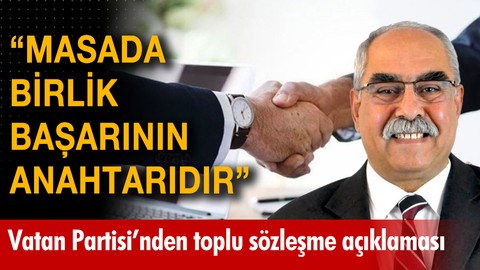 "Masada birlik başarının anahtarıdır"