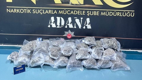 Adana'da bir tıra operasyon düzenlendi!