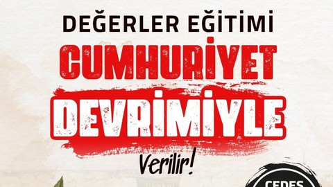 TGB'den ÇEDES tepkisi! "Değerler eğitimi Cumhuriyet Devrimiyle verilir"