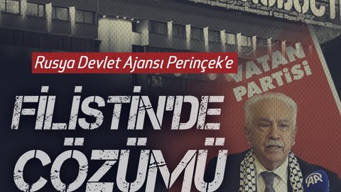Filistin'de çözümü Perinçek'e sordular