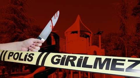 Çorum'da kanlı kavga! Çocuk parkında birbirine girdiler