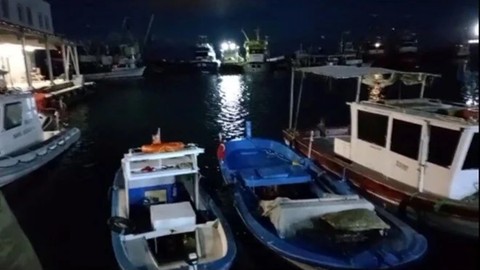 İzmir'in Dikili ilçesinde balıkçı teknesi battı!