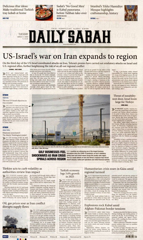 Gazete manşetleri 3 Mart Salı - Resim: 28