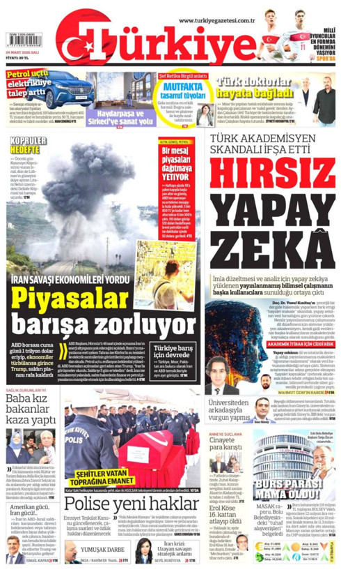 Gazete manşetleri 24 Mart Salı - Resim: 8