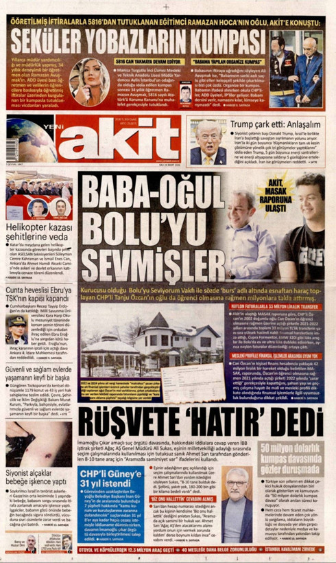 Gazete manşetleri 24 Mart Salı - Resim: 14