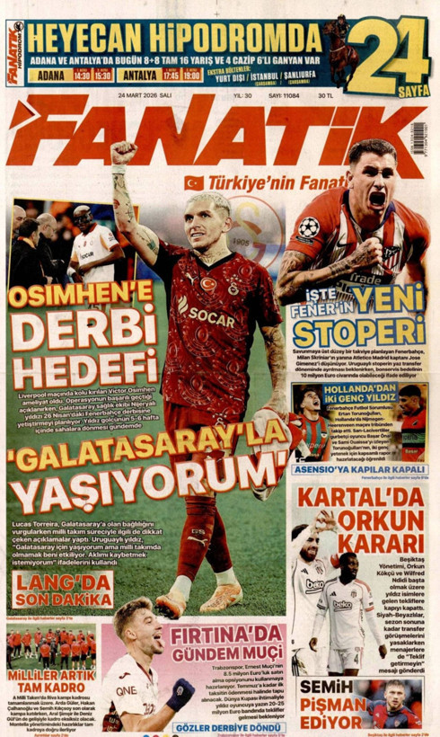 Gazete manşetleri 24 Mart Salı - Resim: 22