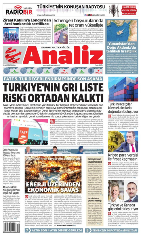 Gazete manşetleri 24 Mart Salı - Resim: 24