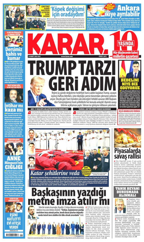Gazete manşetleri 24 Mart Salı - Resim: 7