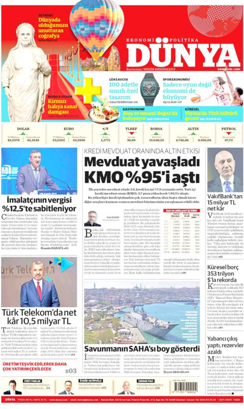 Gazete manşetleri 8 Mayıs Cuma - Resim: 11