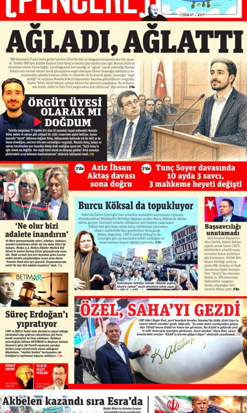 Gazete manşetleri 8 Mayıs Cuma - Resim: 26