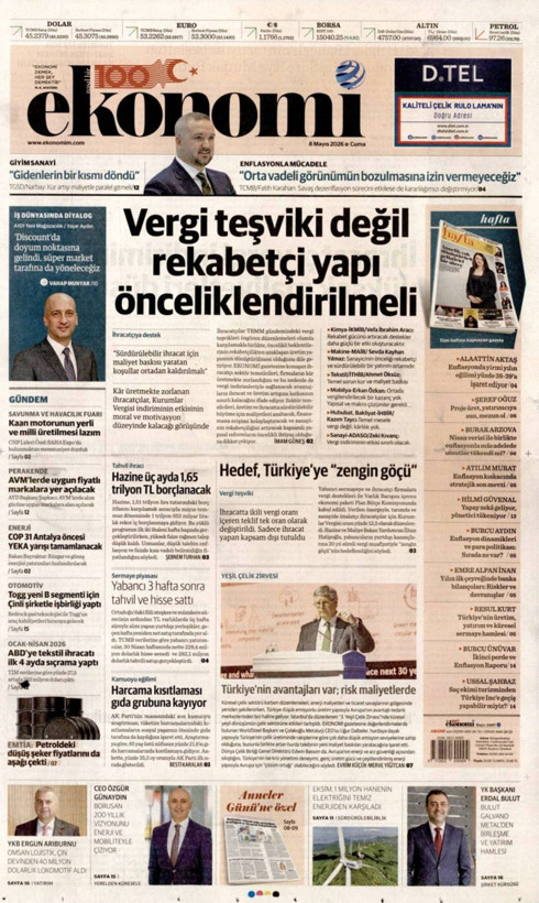 Gazete manşetleri 8 Mayıs Cuma - Resim: 24
