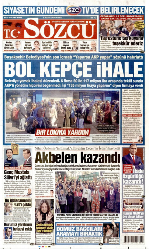 Gazete manşetleri 8 Mayıs Cuma - Resim: 3