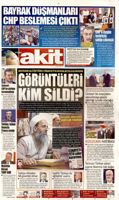 Gazete manşetleri 8 Mayıs Cuma - Resim: 16