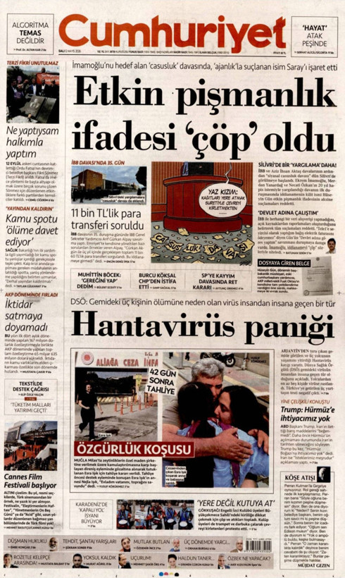 Gazete manşetleri 12 Mayıs Salı - Resim: 5
