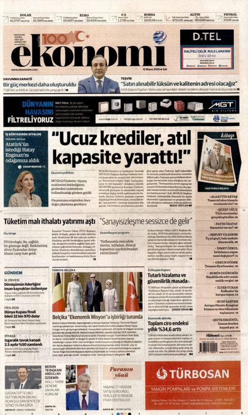 Gazete manşetleri 12 Mayıs Salı - Resim: 29
