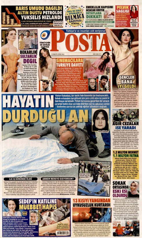 Gazete manşetleri 12 Mayıs Salı - Resim: 18