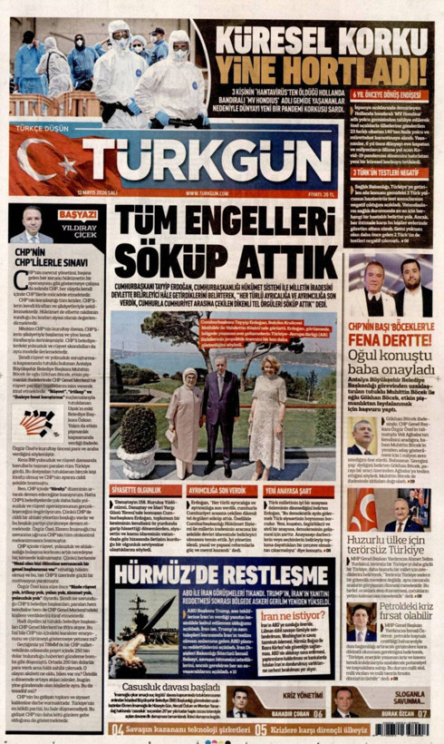 Gazete manşetleri 12 Mayıs Salı - Resim: 6