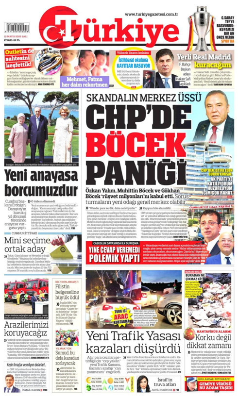 Gazete manşetleri 12 Mayıs Salı - Resim: 9