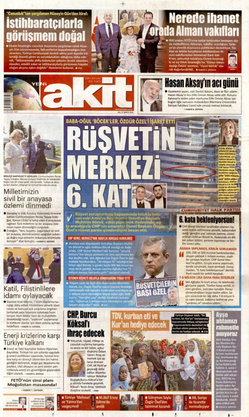 Gazete manşetleri 12 Mayıs Salı - Resim: 15