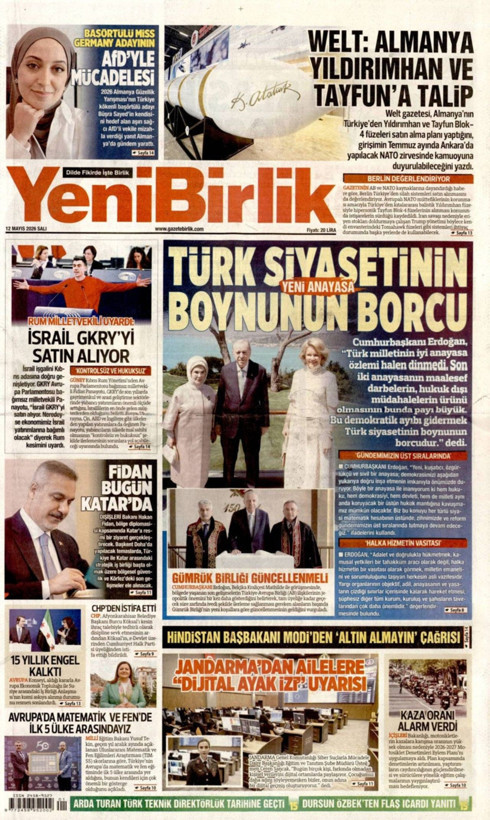 Gazete manşetleri 12 Mayıs Salı - Resim: 20