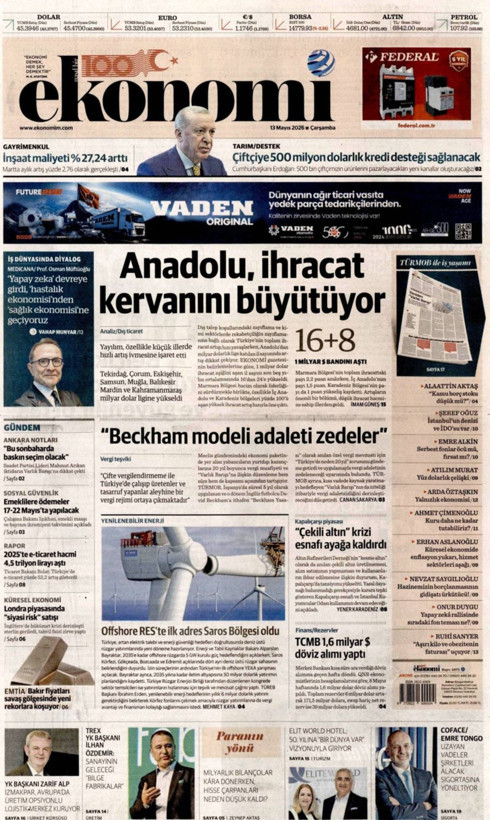 Gazete manşetleri 13 Mayıs Çarşamba - Resim: 26