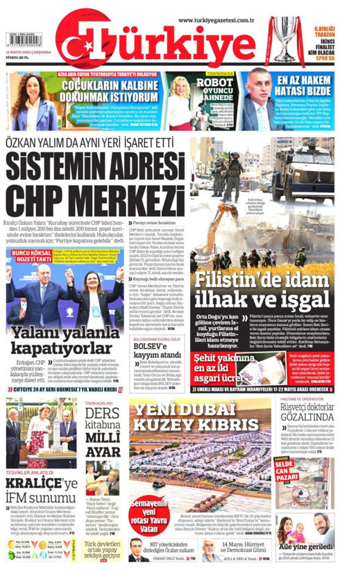Gazete manşetleri 13 Mayıs Çarşamba - Resim: 9