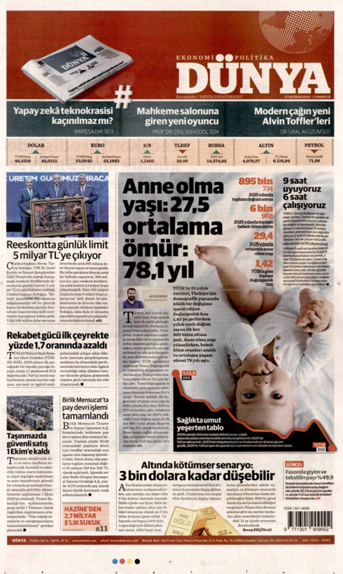 Gazete manşetleri 27 Haziran Cumartesi - Resim: 11