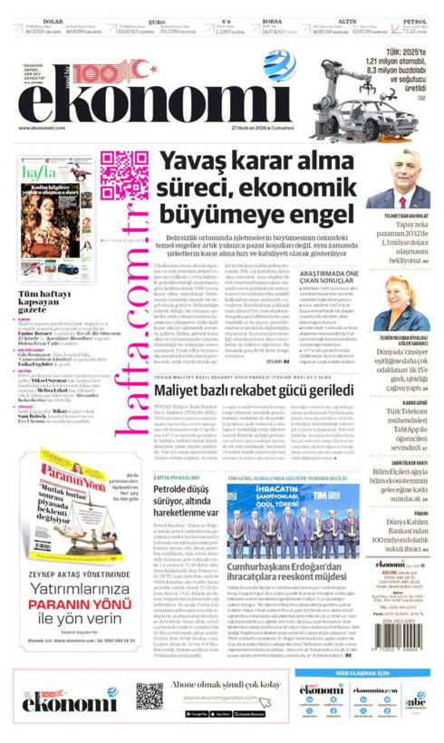 Gazete manşetleri 27 Haziran Cumartesi - Resim: 25