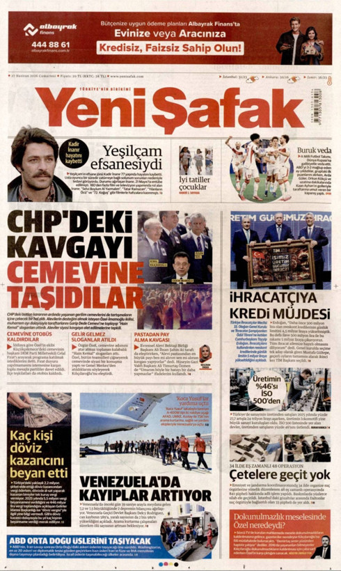 Gazete manşetleri 27 Haziran Cumartesi - Resim: 4