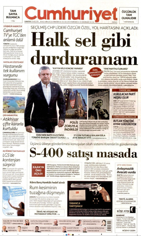 Gazete manşetleri 11 Temmuz Cumartesi - Resim: 5