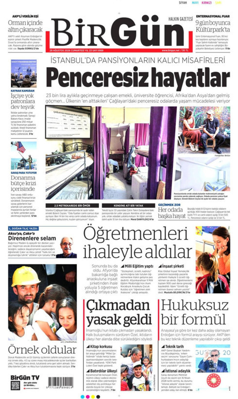 Gazete manşetleri 29 Ağustos Cumartesi - Resim: 26