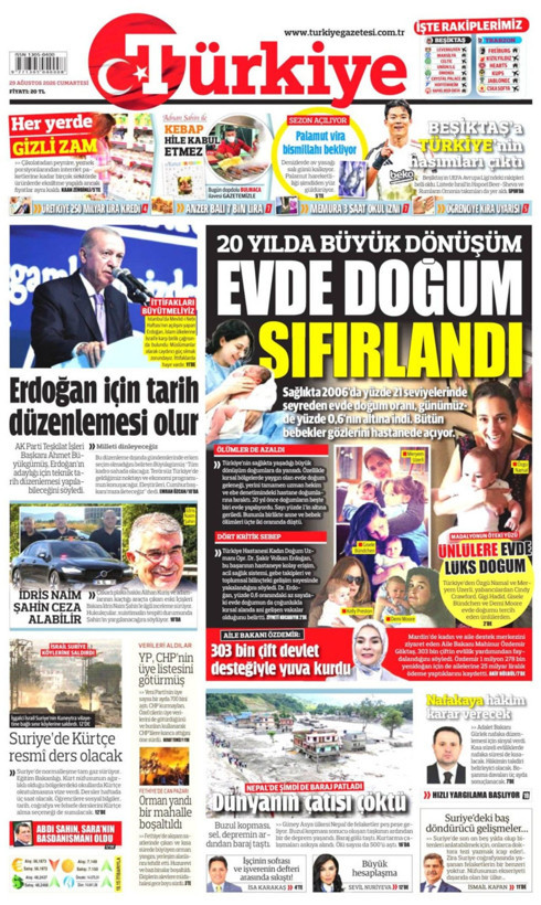 Gazete manşetleri 29 Ağustos Cumartesi - Resim: 9