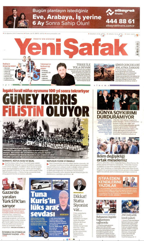 Gazete manşetleri 29 Ağustos Cumartesi - Resim: 4