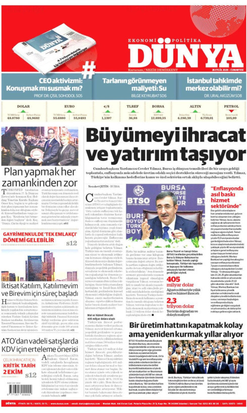 Gazete manşetleri 26 Eylül Cumartesi - Resim: 11