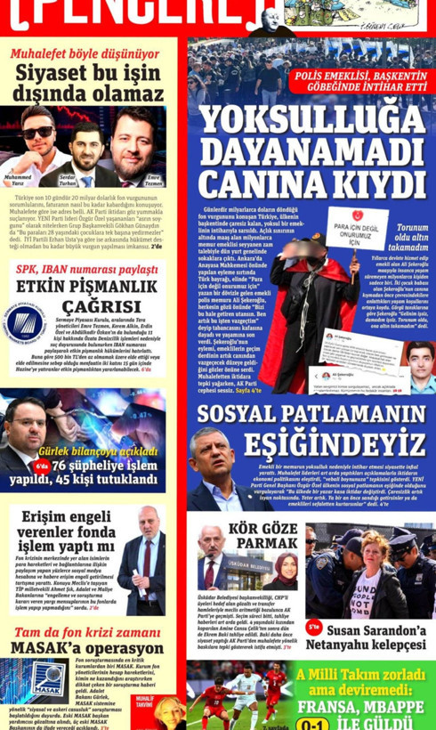Gazete manşetleri 26 Eylül Cumartesi - Resim: 26