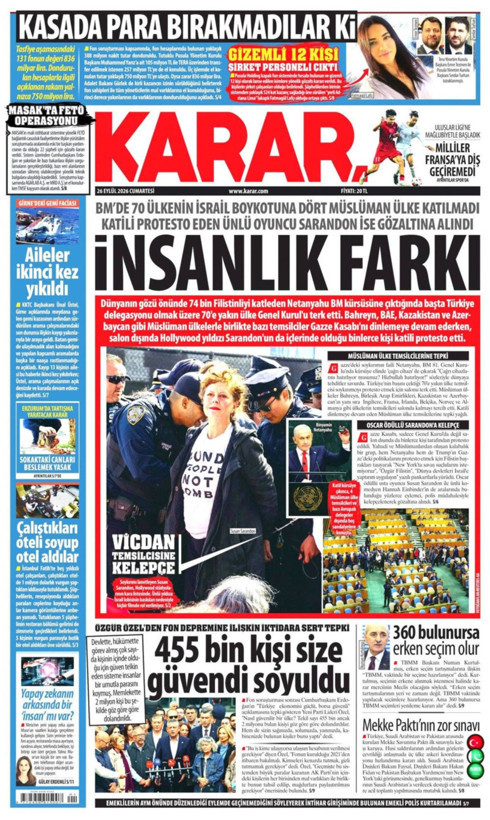 Gazete manşetleri 26 Eylül Cumartesi - Resim: 7
