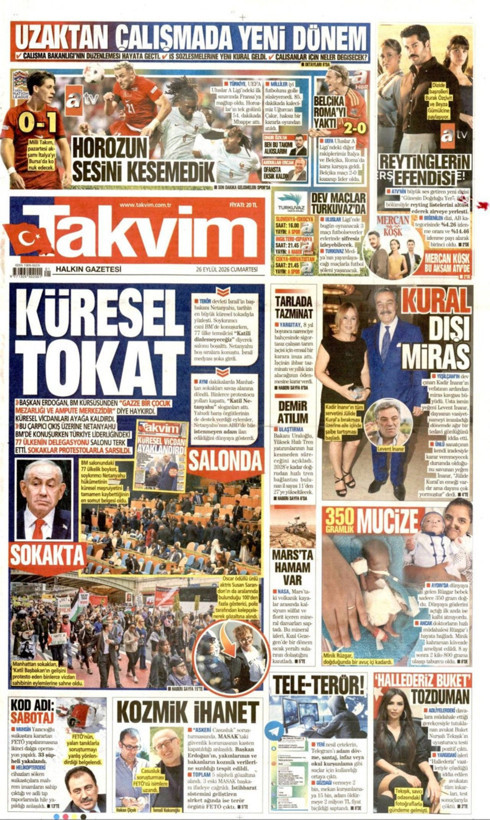 Gazete manşetleri 26 Eylül Cumartesi - Resim: 15