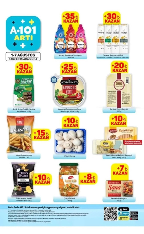 A101 1-7 Ağustos 2025 indirim kataloğu yayımlandı: Bu fırsatlar kaçmaz! - Resim: 4
