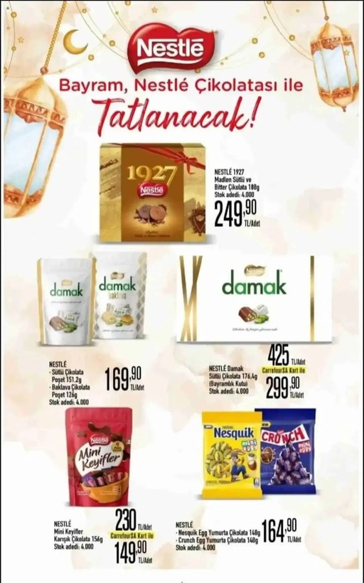 Carrefoursa’dan bayrama özel tatlı sürprizi: Çikolata ve tatlılarda dev indirim - Resim: 4