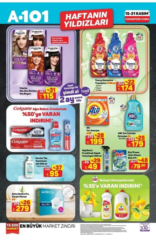 A101 15‑21 Kasım “Haftanın Yıldızları” kataloğu yayınlandı! Hangi ürünler indirimde? - Resim: 3