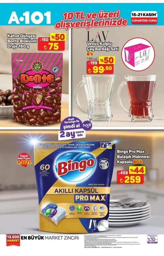 A101 15‑21 Kasım “Haftanın Yıldızları” kataloğu yayınlandı! Hangi ürünler indirimde? - Resim: 4