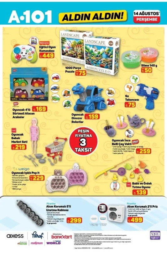 A101 market rafları dolup taşıyor! İşte A101 14 Ağustos perşembe aktüel ürünler kataloğu - Resim: 10