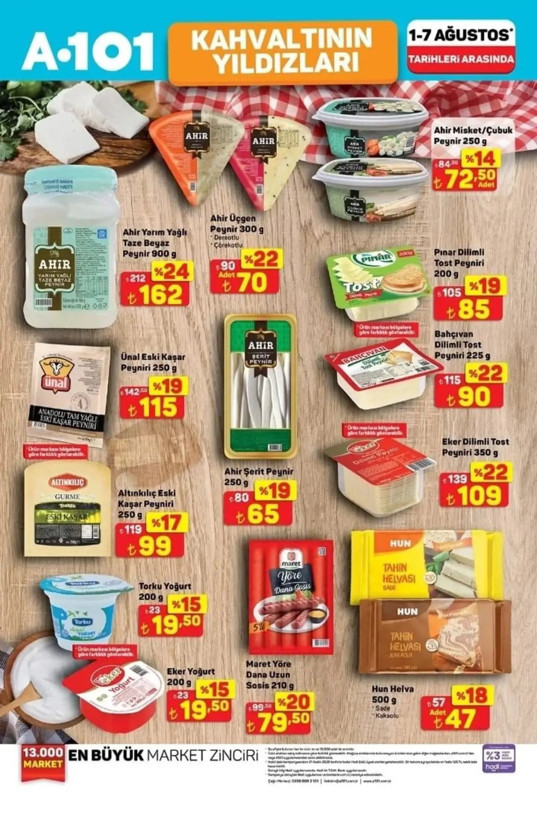 A101 1-7 Ağustos 2025 indirim kataloğu yayımlandı: Bu fırsatlar kaçmaz! - Resim: 3